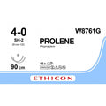 Ethicon PROLENE Polypropylene Blue Non - Absorbable Surgical Suture USP 4 - 0 90 cm Double - Armed SH - 2 Taper Point Needles (20 mm) W8761G (Box of 12) - W8761G