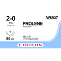 Ethicon PROLENE® Polypropylene Blue Non - Absorbable Surgical Suture – USP 2 - 0 – 90 cm – V - 5 Tapercut Needle (17 mm) – W8937 (Box of 12) - SutureW8937