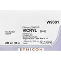 Ethicon VICRYL Polyglactin 910 Braided Absorbable Surgical Suture – W9001