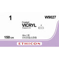 Ethicon VICRYL Polyglactin 910 Braided Absorbable Surgical Suture – USP 1 – 150 cm – Violet – Unarmed (No Needle) – W9027 (Box of 12) Size: 1 Colour: Violet Style: NA - W9027