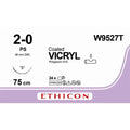 Ethicon VICRYL PLUS Polyglactin 910 Braided Absorbable Antibacterial Surgical Suture W9527T