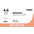Ethicon MONOCRYL Poliglecaprone 25 Absorbable Monofilament Surgical Suture  Y292H
