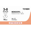 Ethicon MONOCRYL Poliglecaprone 25 Absorbable Monofilament Surgical Suture  Y3160H